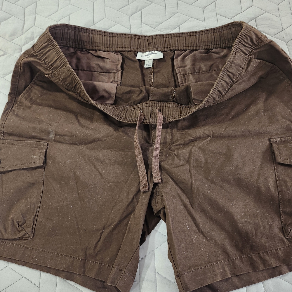 Goodfellow & Co Dark Brown Cargo Shorts